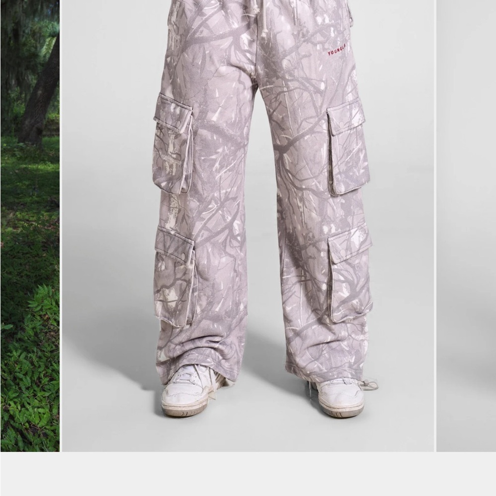 YoungLA Gray Cargo Pants